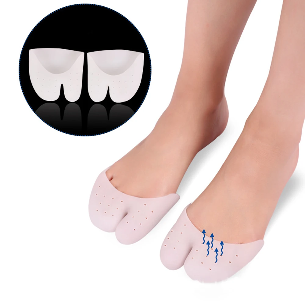 

1 pair Gel Half Full Toe Caps Cover Protector for Women Ball of Foot Cushion Metatarsal Pads for Corns Remover Callus Cushion
