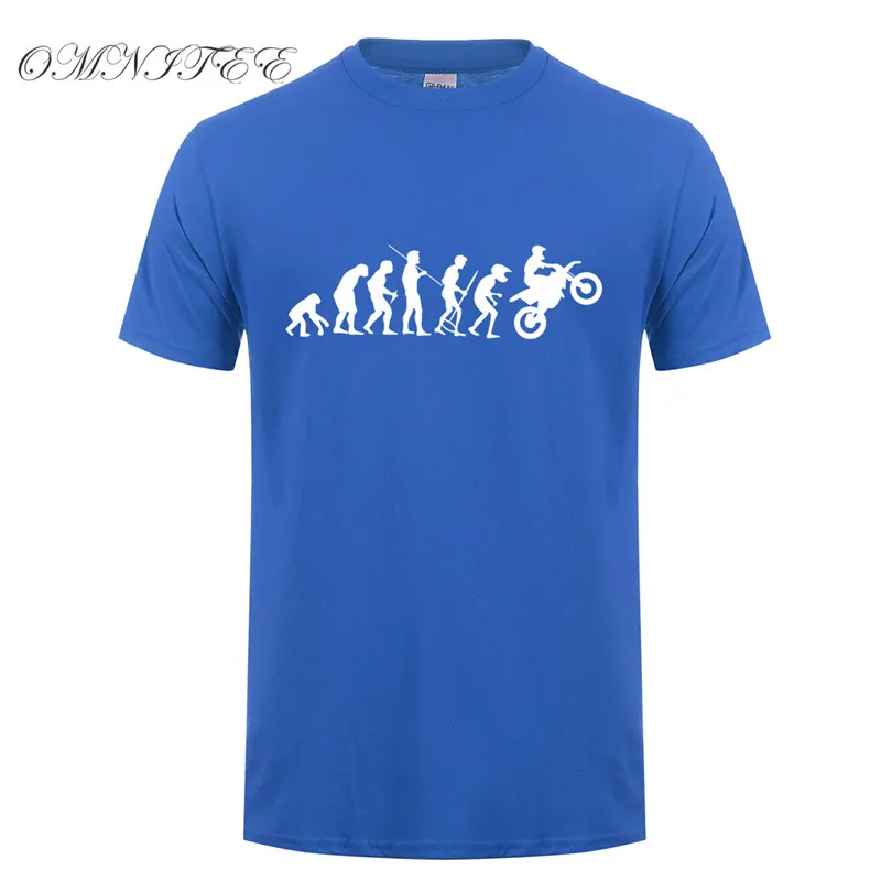 Футболка мужская хлопковая с коротким рукавом смешной принт мотоциклом|men tops|motor t