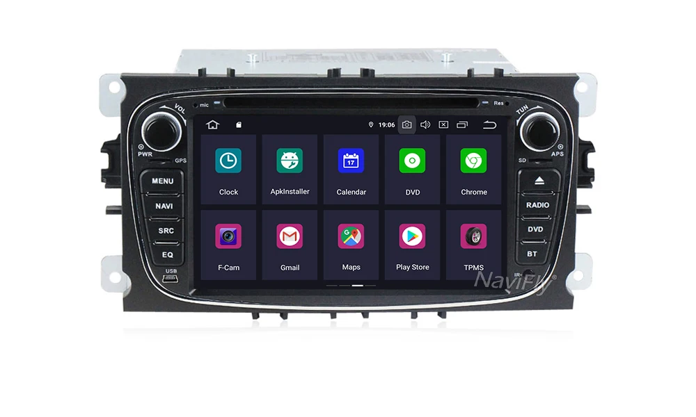 Flash Deal 2 din Android9.0 8Core 4G RAM 32G ROM IPS DSP RDS Car DVD Multimedia Player GPS Navi For Ford For Focus2 Mondeo Galaxy 15