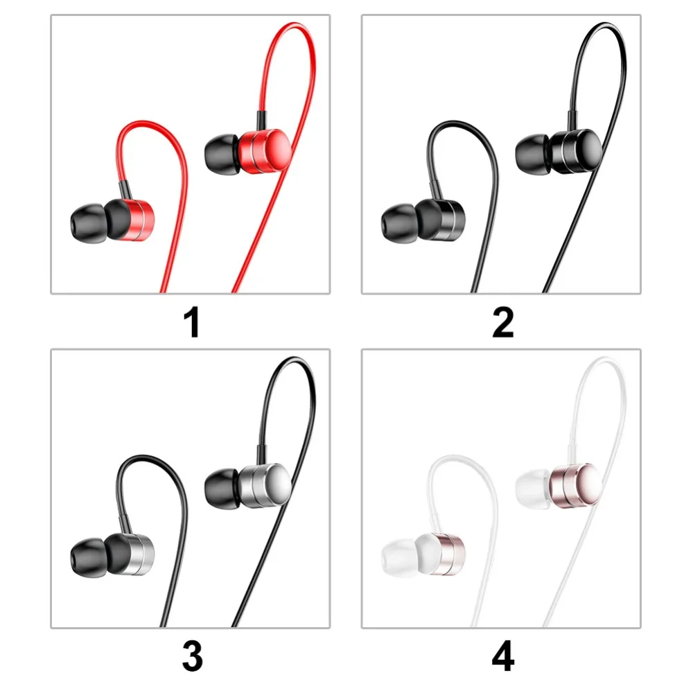 

Earbuds With Mic Headset Earphone In-Ear Stereo 3.5mm Cell Phone Drive-by-wire Wired 0426Z