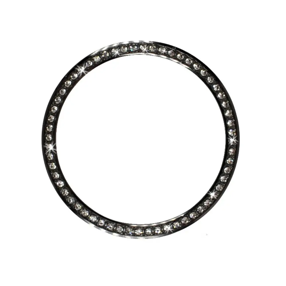 42MM 2 шт. для samsung Galaxy Watch 42 мм/46 мм, драгоценный камень кольцо клеющаяся крышка против царапин металлический устойчивый к царапинам роскошный модный розовое золото - Цвет: 42MM