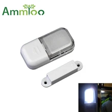 Мини под шкафом светодиодный датчик шкаф настенный светильник Магнитный энергосберегающий светодиодный светильник для кухонного гардероба аварийное освещение