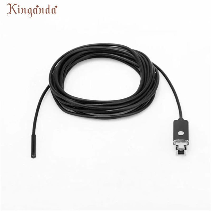 Achat Webcam 2 dans 1 Android USB Endoscope Inspection 8mm Caméra 6 LED HD IP67 Étanche 10 M Camara Web Drop Shipping 17Aug11