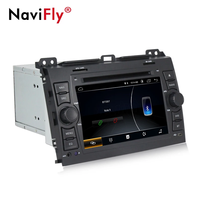 Cheap NaviFly Android 8.1 auto radio car multimedia player for Toyota Prado 120 2002-2007 GPS navigation Stereo Audio Player head unit 3
