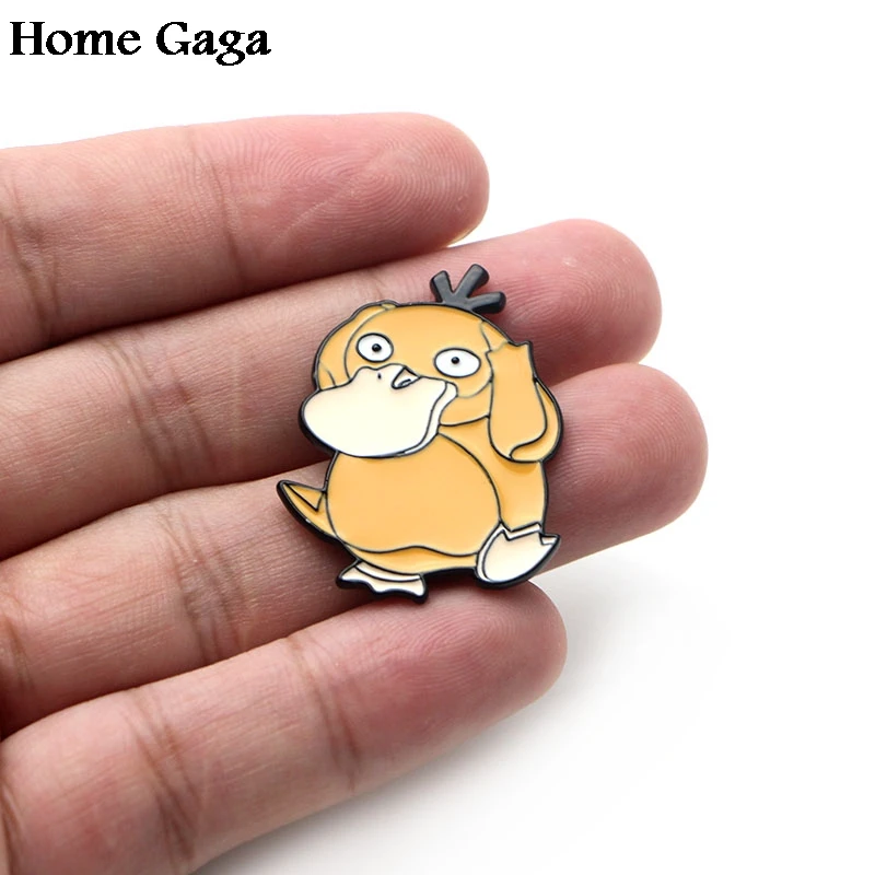 Homegaga Psyduck забавная булавка для отворота рюкзака причудливая одежда