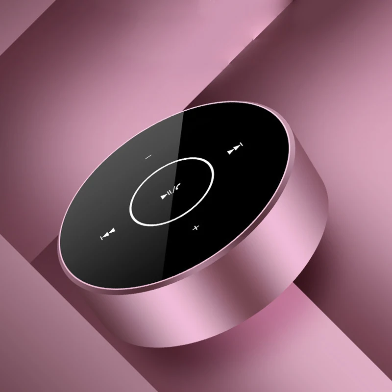 

Wireless Bluetooth Speaker Mini Portable Circular Speaker with LED Touching Design Hand-Free OUJ99