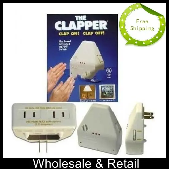 Free shipping The Clapper Clap on Clap off! Sound Activated Light