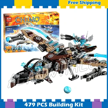 

479pcs Vultrix's Sky Scavenger Battle Fighter Phoenix Flame Flyer 10353 Model Building Blocks Gifts sets Compatible with Lago