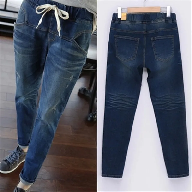 Short Feminino Jeans Mid Waist Hole Ripped Shorts Fashion