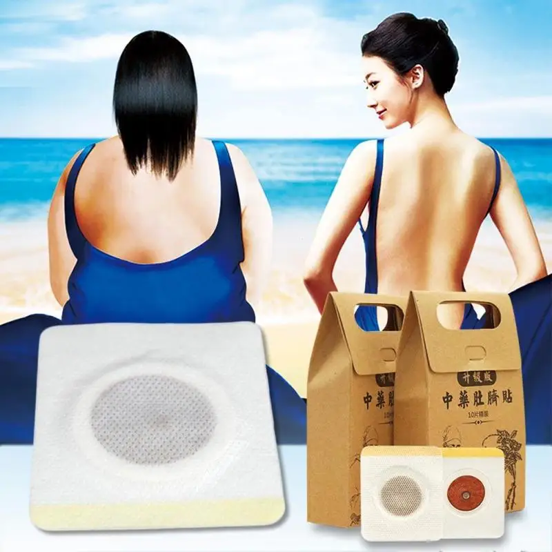 10 PCS Simming patch thin paste stickers skinny stovepipe waist belly fat Slim medicine slimming diet products L3 | Красота и
