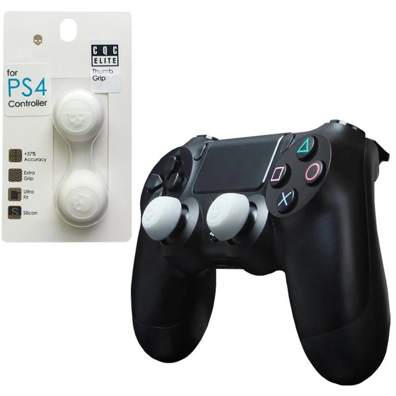 Силиконовые аналоговые ручки, колпачки для sony Playstation 4 контроллер Skull& Co. CQC Elite Thumbstick для PS4 геймпада