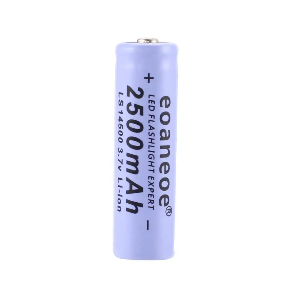 

Details about eoaneoe 14500 Li-ion Rechargeable Battery 3.7V 2500mAh Lithium Batteries For flashlight electronic toy