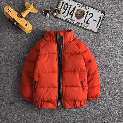 Orange Songguiying A127 детские куртки зимнее пальто Детская верхняя одежда Костюмы на зиму для маленьких мальчиков и девочек теплое пальто Одежда для детей - Цвет: Orange
