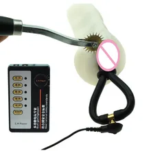 Electric Shock Needle Wheel Roller Pussy Plug Anal Plug Vagina Massager Medical Themed Masturbators Sex Toys