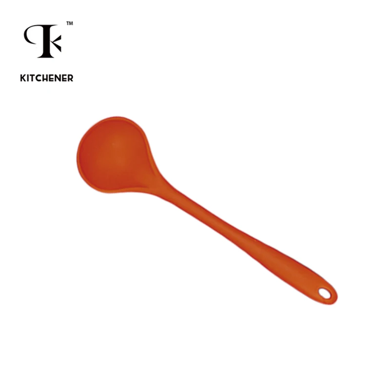 Новые кухонные инструменты для приготовления пищи с покрытием из нейлона и силикона кухонная посуда Лопатка и ложка красочные кухонные принадлежности 9 стилей - Цвет: Ladle