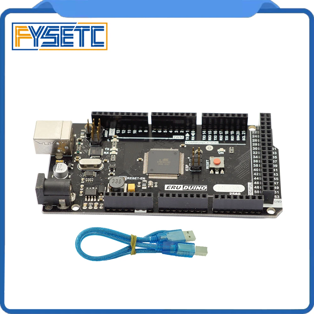 

1PC 3D Printer Control Board ERU DUINO Mega2560 R3 Master Control Board Development Board for Delta Ramps1.4 Ultimaker