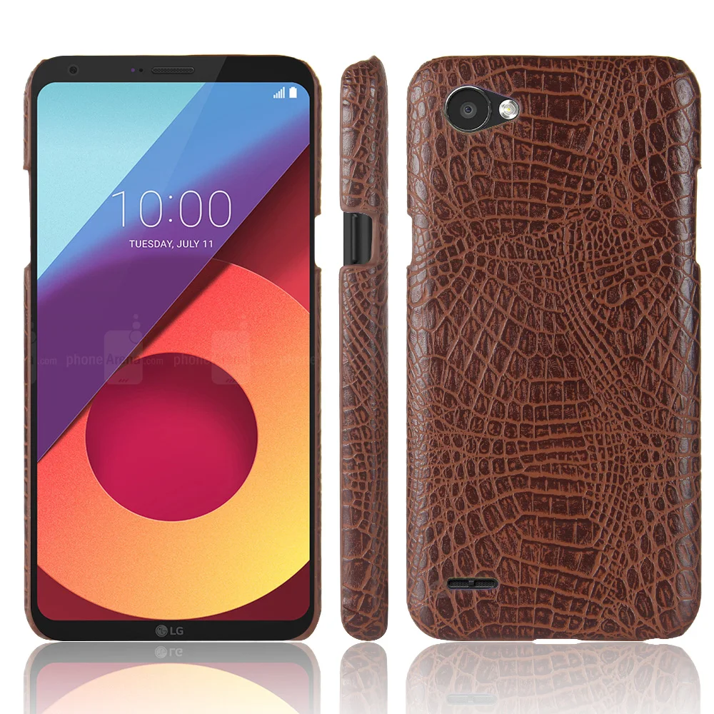 Кожаный чехол для LG Q6 Plus + M700AN X600KP бампер телефона Q 6 LGQ6 Жесткий Чехол рамка ПК|case for