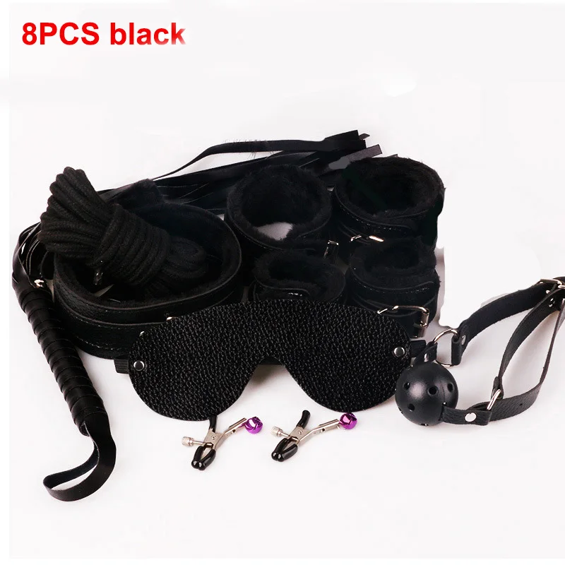 8pcs Black