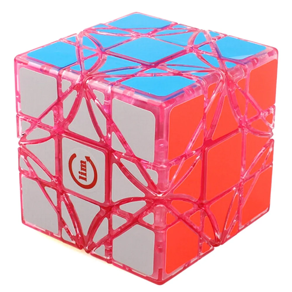 Фирменная Новинка limcube волчок прозрачный розовый 65 мм 3x3x3 Magic Cube Скорость Логические кубики (ограниченная серия) дети Игрушечные лошадки