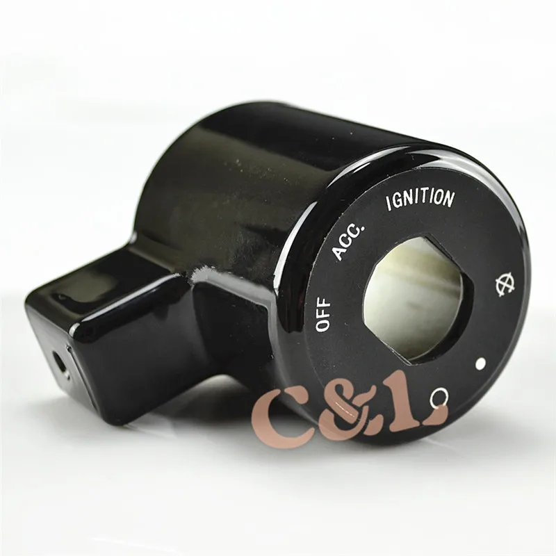 Black Ignition Switch Cover For Harley Sportster XL 883 1200 2004 2013