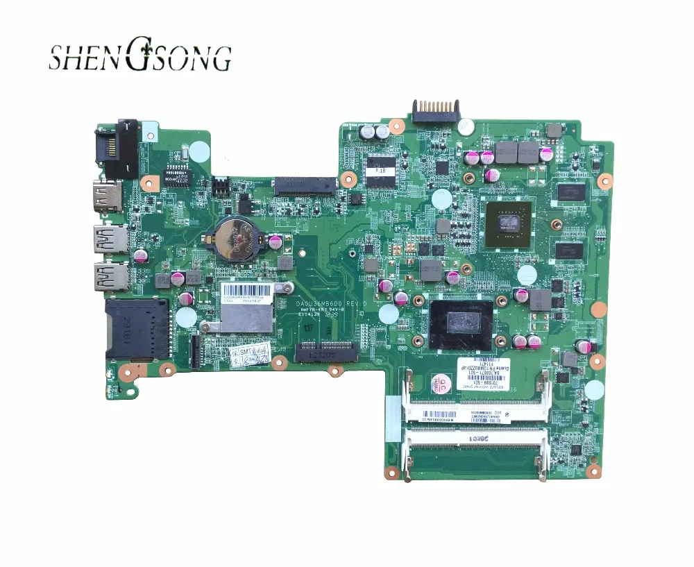 

701699-501 Free shipping motherboard for HP Pavilion sleekbook 15 15T 15-B laptop 701699-001 HM77 DA0U36MB6D0 630M/1G I3-3217U