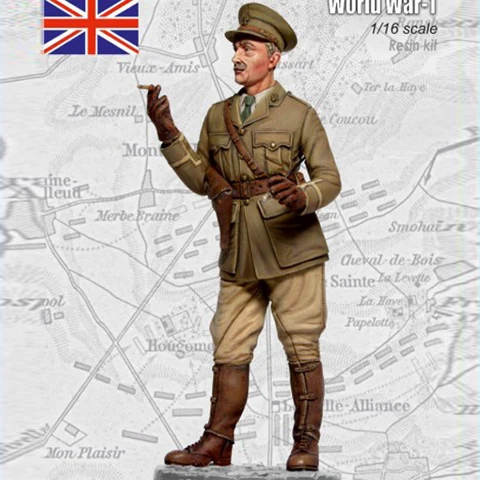 

1/16 BRITISH OFFICER The Grenadier Guards World War I Resin kit Figure Soldier GK Military theme Uncoated No colour
