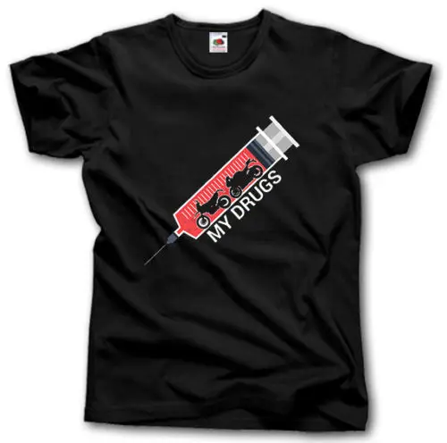 

My Drugs Motorcycle Man T Shirt Moto Sport Racing Gp Suzukitop Quality Men'S Summer T-Shirt 2019 Fashion Cotton Tops Tees