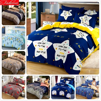 

Big Stars Pattern Duvet Cover 3/4 pcs Bedding Set Adult Kids Child Soft Bed Linens Single Full Queen King Size Quilt Pillow Case