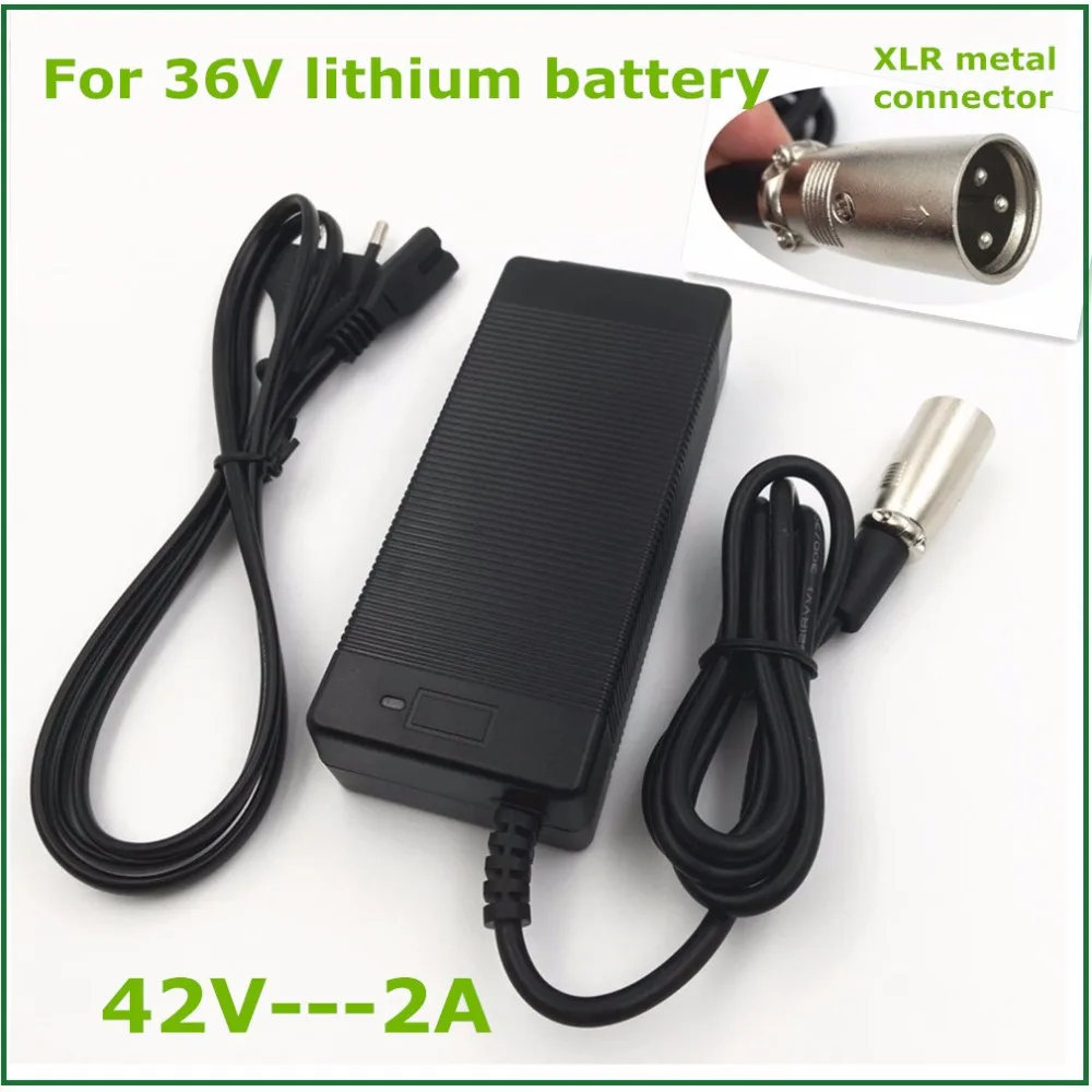 36V charager 42V2A electric bike lithium battery charger for 36V lithium battery