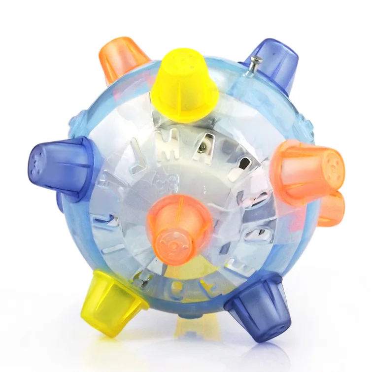 Светодиодный прыгающий Joggle звуковой чувствительный вибрирующий мощный детский мигающий шар игрушка мигание прыгающий мяч необычный музыкальный танцевальный шар