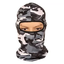 Военная наружная дверь камуфляжная шапка с защитой лица от ветра полное лицо шеи Защита ниндзя подшлемник Тактическая защита камуфляжные маски