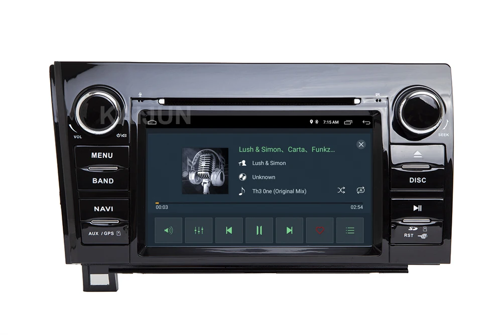 Sale Android 9.0 Car DVD Player for Toyota Tundra 2007-2015 Sequoia with Radio WiFi Bluetooth GPS 7