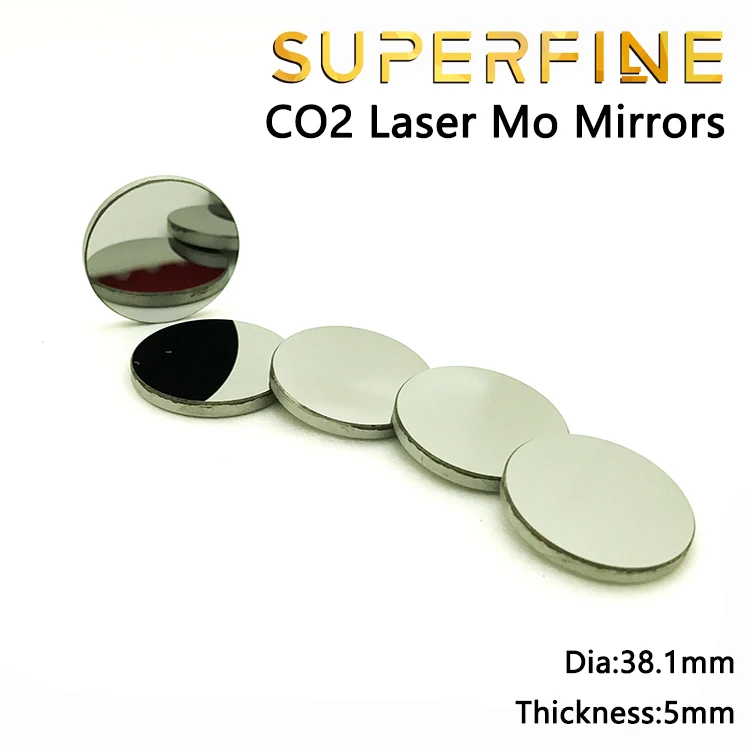 Superfine Mo reflect laser mirror dia 38.1 thickness 5mm for CO2 laser engraving cutting machine