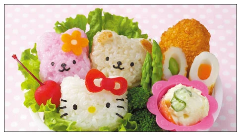 3 шт./компл. hello kitty муляж продукта, формочка для суши, мультфильм формочки для бутербродов, 100 комплектов