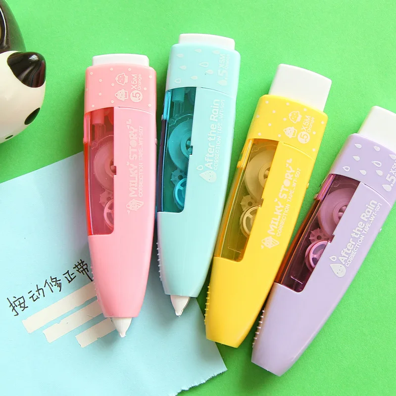 4 pcs/Lot Correction tape Candy color Fresh design corrective tapes