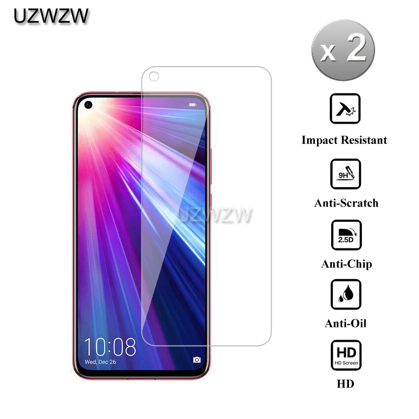 

2pcs For Huawei Honor View 20 V20 2.5D Premium Tempered Glass Screen Protector Protective Glass For Huawei Honor View 20 Glass