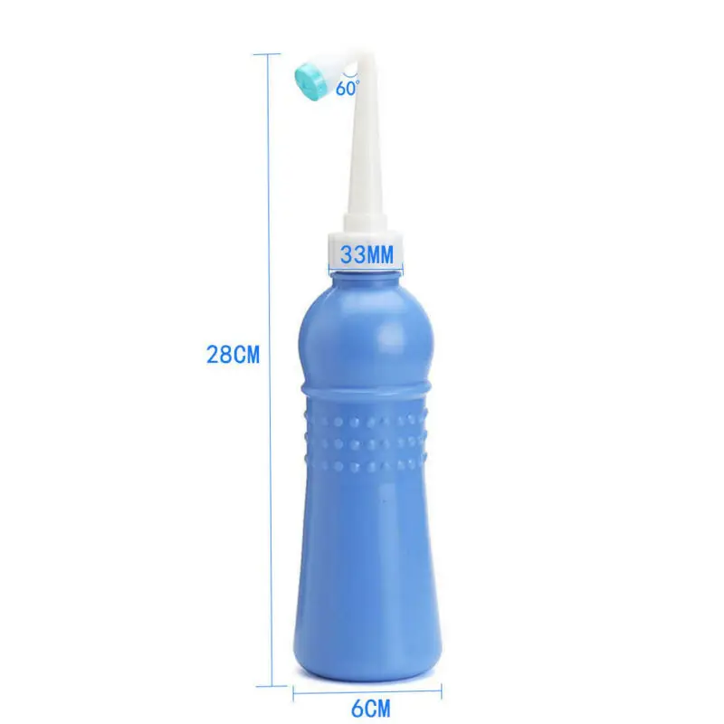 Random Color 450ml Portable Empty Bidet Bottle Handheld Travel Toilet Hand SpraySeat Water