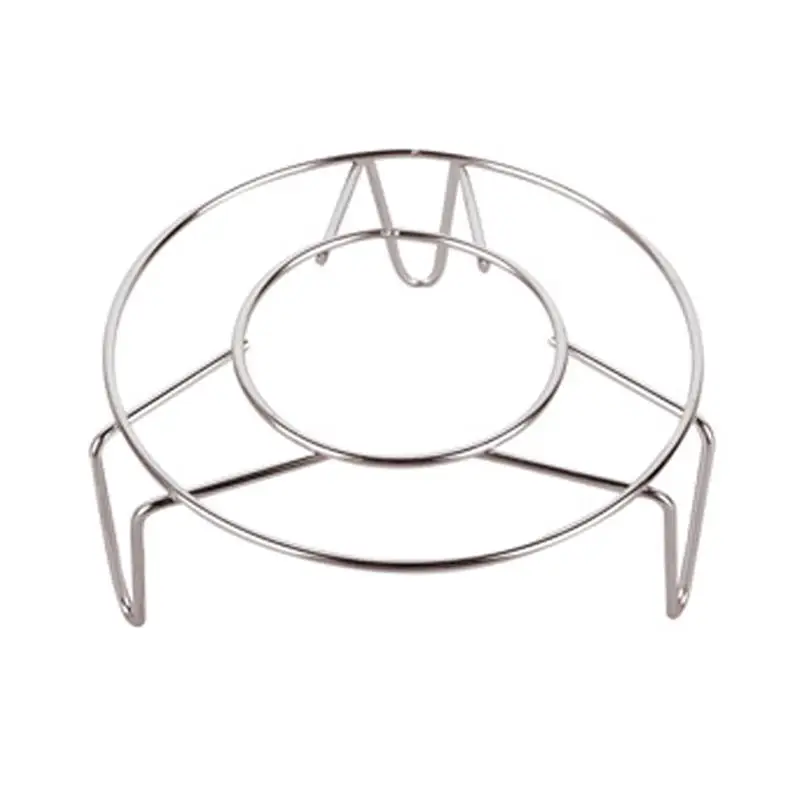 

Home Kitchen Cooking Stainless Steel Round Cooker Steamer Rack Stand 13*2.5cm