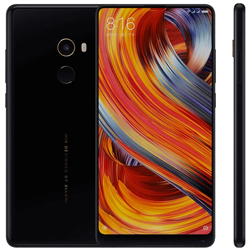 Xiaomi mi x 2 mi x2, 6 ГБ ОЗУ, 64 Гб ПЗУ, мобильный телефон Snapdragon 835, Восьмиядерный, Ce ram, ics, корпус, 5,99 дюймов, FHD+ полноэкранный дисплей - Цвет: Ceramics Black