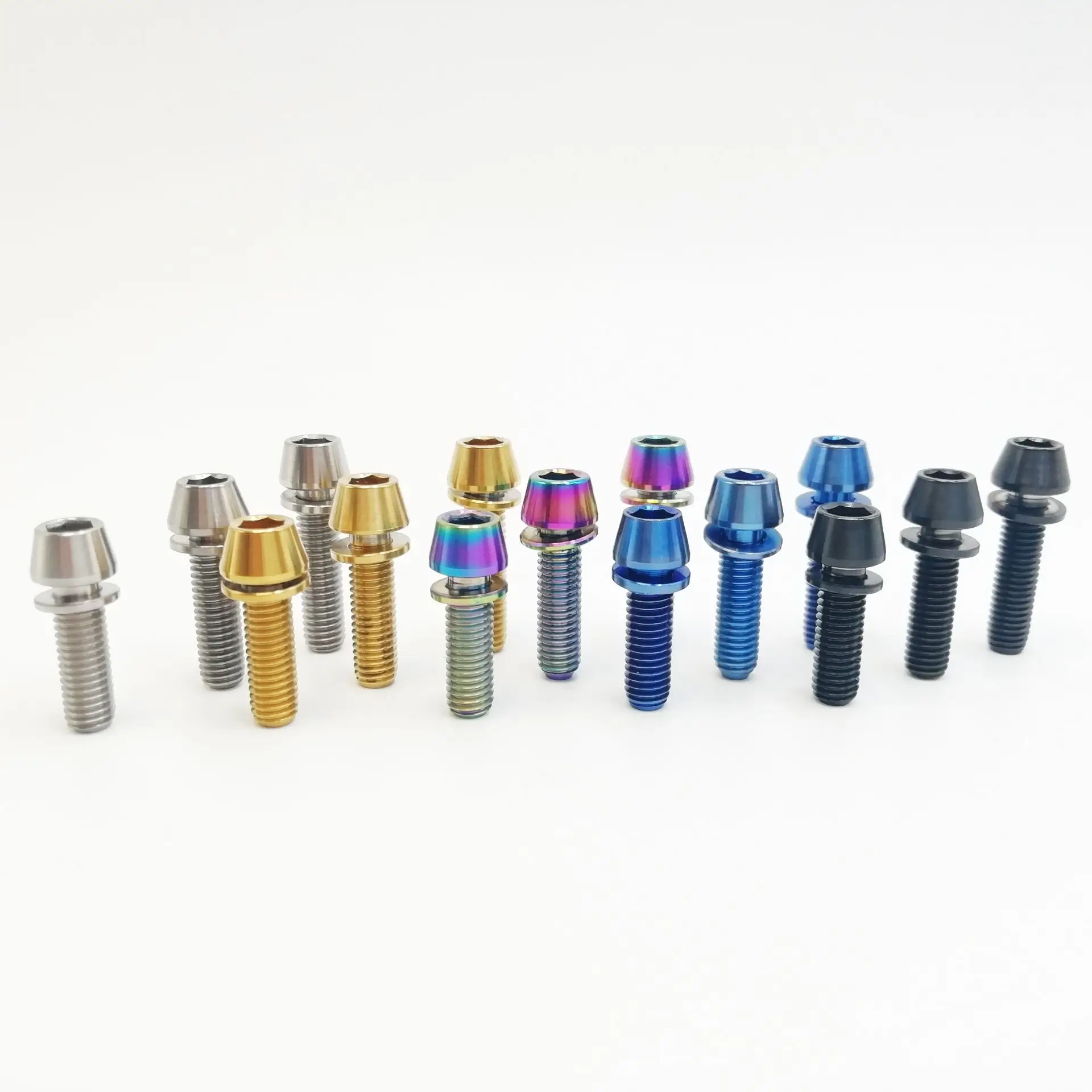 Титановые болты Ti M5X16mm M5X18mm M5X20mm шестигранный винт с конической головкой для