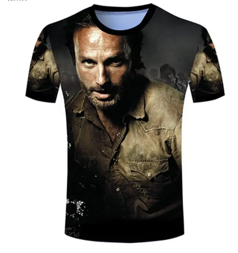 

New Fashion Women/Mens The Walking Dead Funny 3D Printed Casual T-Shirt