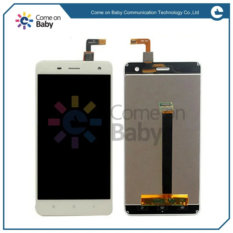 XIAOMI0001 Black White LCD Display + Touch Digitizer Screen Glass Assembly Replacement Part For Xiaomi M4 MI 4 Mi4 - (2)