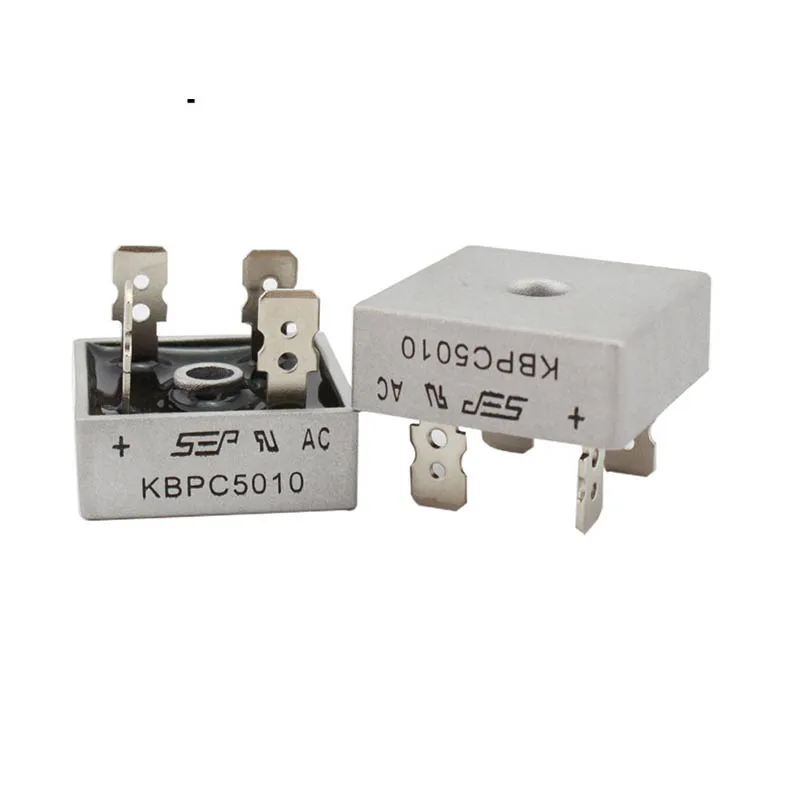 2 шт KBPC5010 5010 50A 1000 V фаз диодный мост выпрямителя Новый Оригинальный Диод выпрямителя KBPC 5010 мощность electronica componentes