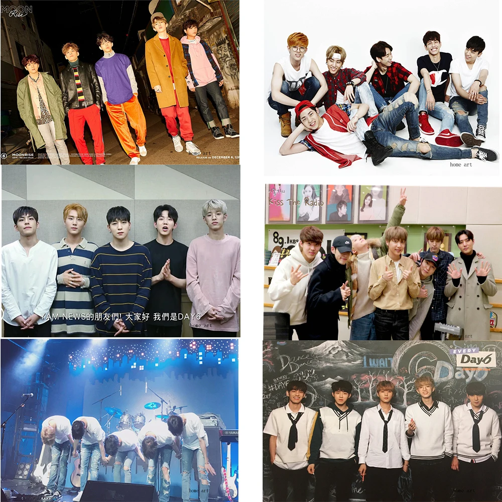 Плакат Day6 k pop прозрачная картина настенные наклейки украшение для дома хорошее