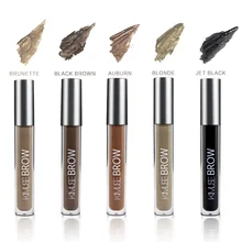 Натуральный стойкий краска для бровей водонепроницаемый черный коричневый гель-карандаш для бровей Макияж бренд тени для бровей Косметика