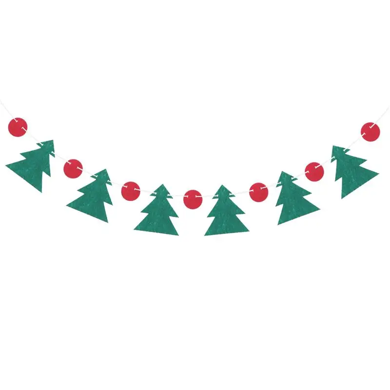 3 метра ткань Новогодняя вечеринка баннеры рождественские гирлянды флаги рождественские подвесные украшения(зеленый