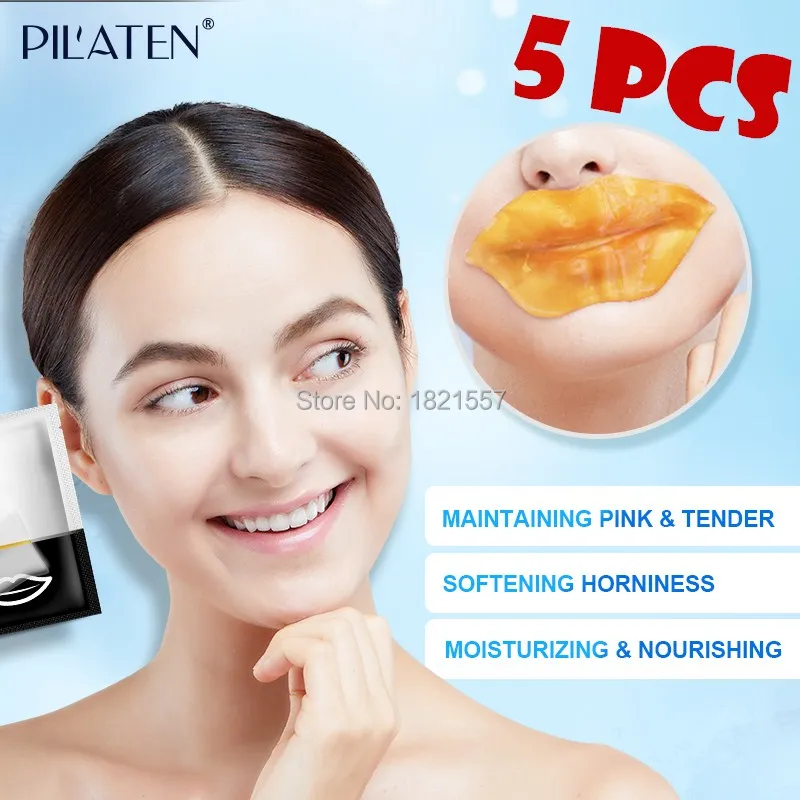 

PILATEN COLLAGEN NOURISHING LIP MASK,Hydrating,Anti Aging,Plumper Fuller Softer Lip,Firmer Smooth Lip,Treat Dry & Chapped Lip,X5