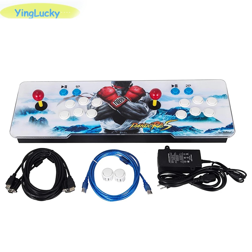 Yinglucky Pandora Box 9D 2222 в 1 видео аркадная игра консоль для ТВ ПК PS3 монитор HDMI VGA выход с паузой аркадные джойстики