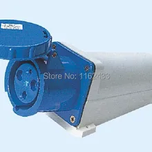 63A Американская классификация проводов 2р E 3 pin 220-240 V IP67 133 однофазный Водонепроницаемая промышленная поверхность закрепляемая розетка