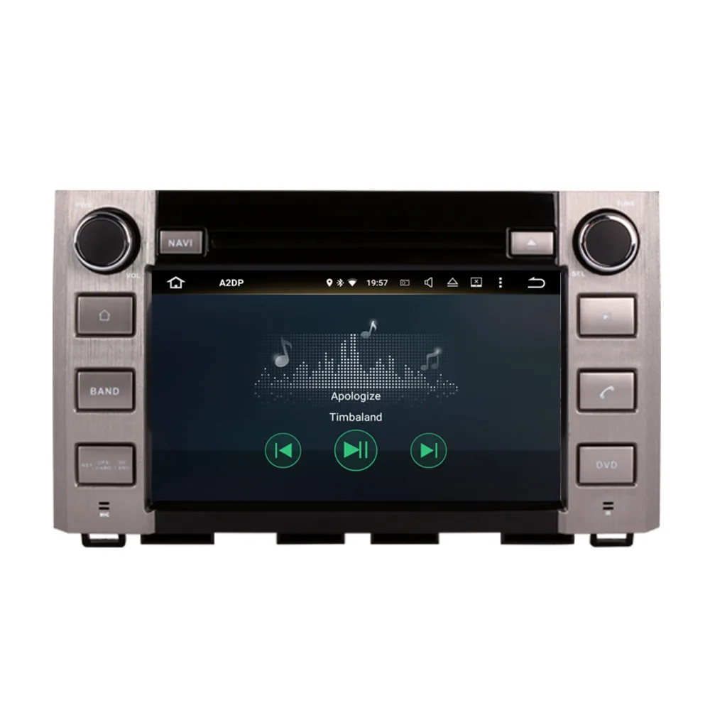 Cheap 4GB RAM Android 7.1/8.0 Car Auto Radio Stereo Head Unit For Toyota Tundra 2014- DVD Multimedia Player GPS Navi Free Map WIFI 4G 2